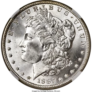 image for: 1887 $1 MS68 NGC....