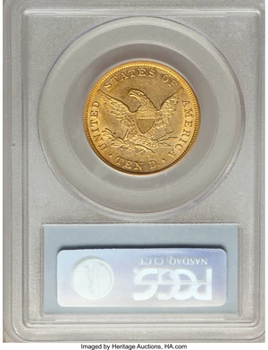 image for: 1838 $10 AU58 PCGS....
