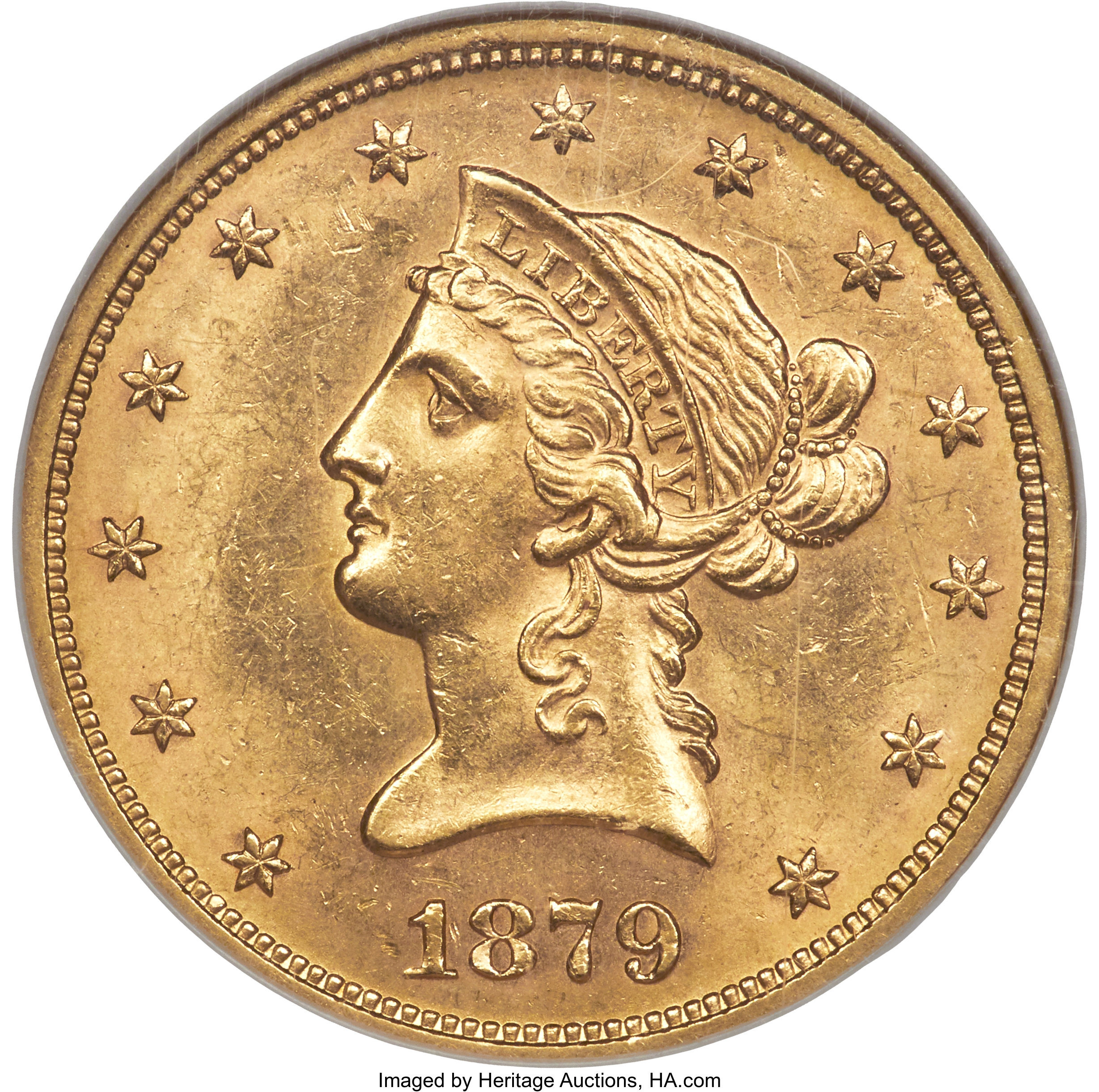 image for: 1879-S $10 MS63 NGC....