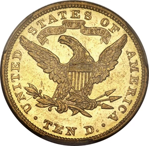 image for: 1889 $10 MS61 PCGS....