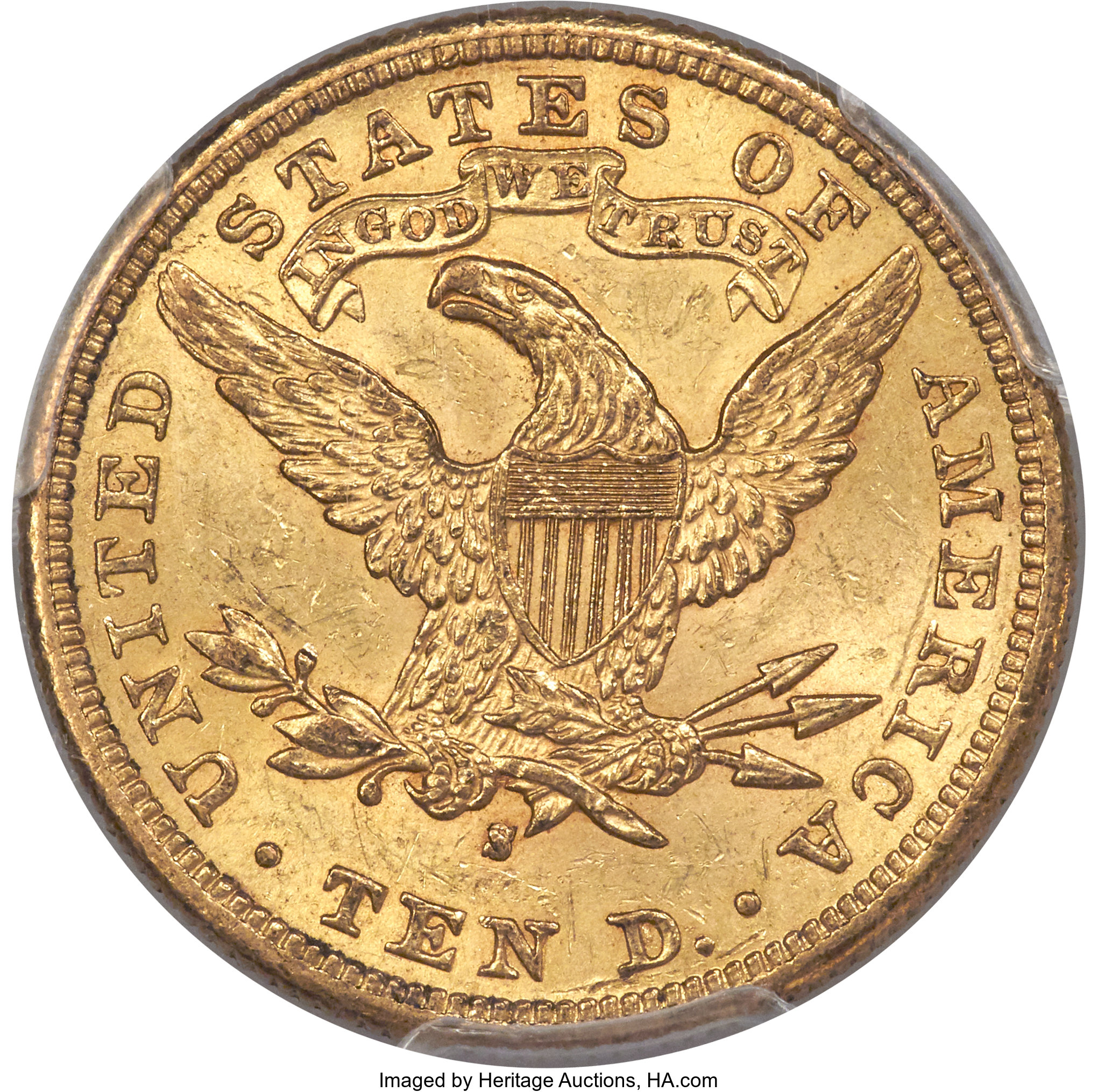 image for: 1895-S $10 MS61 PCGS. CAC....
