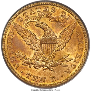 image for: 1896 $10 MS63 PCGS....