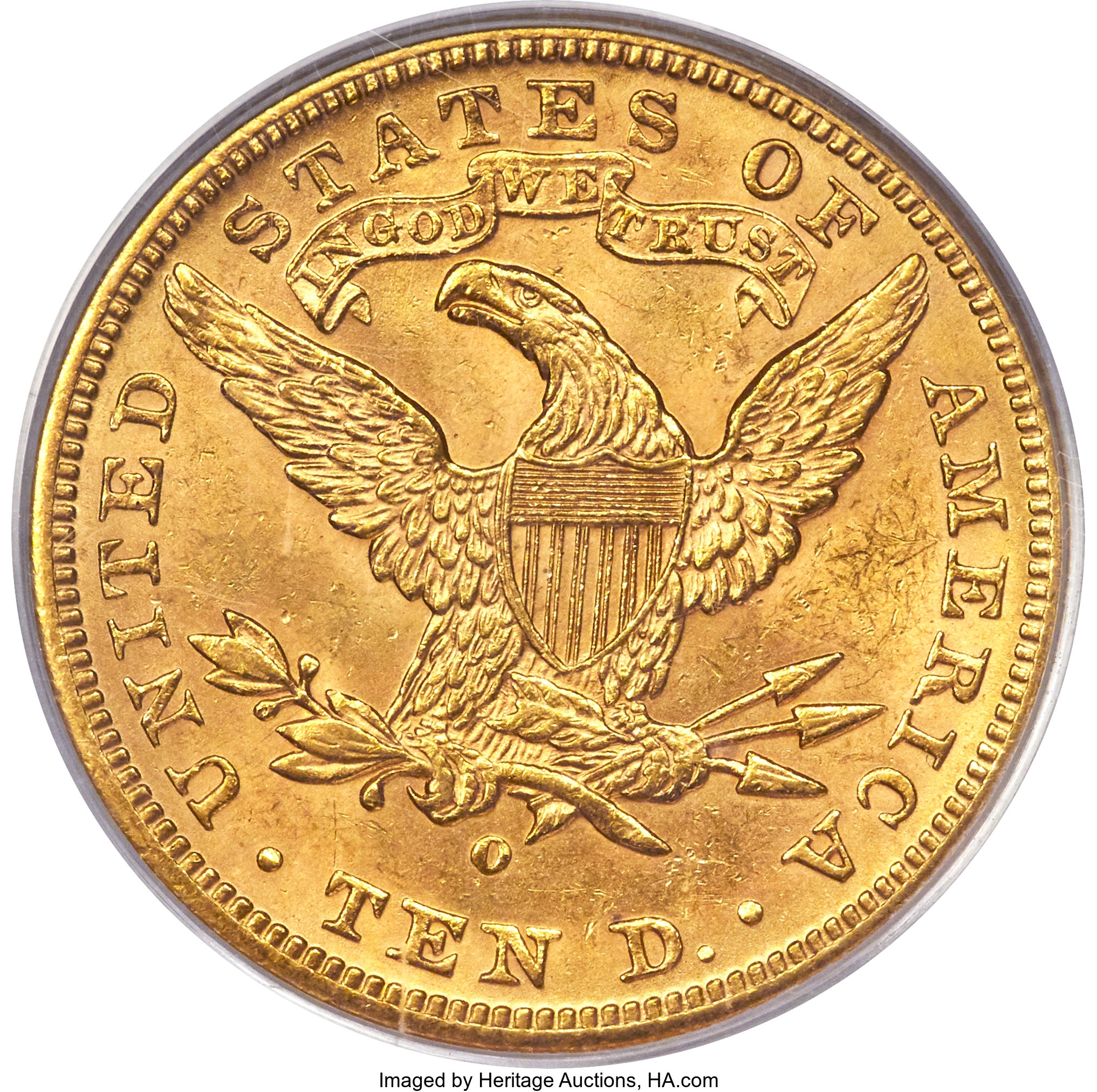 image for: 1897-O $10 MS62 PCGS. CAC. Variety 1....