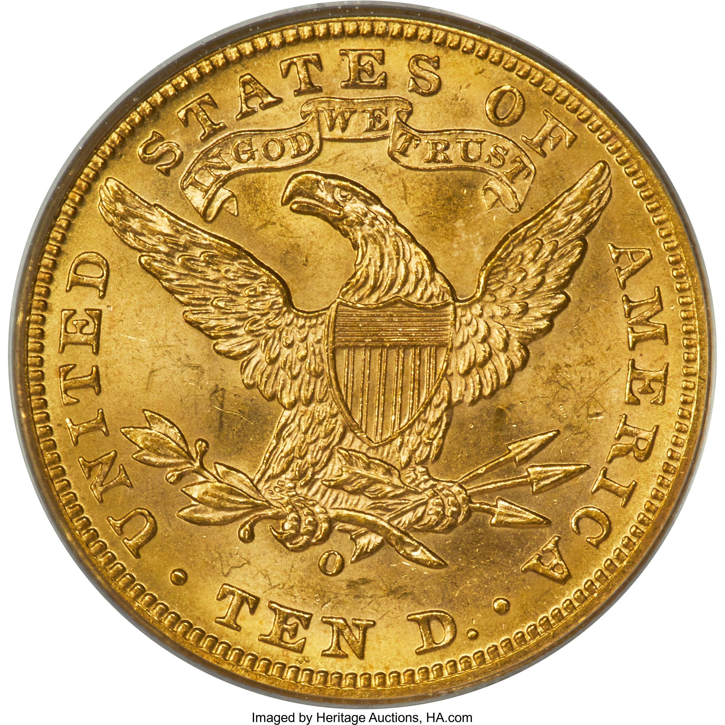 image for: 1899-O $10 MS63 PCGS. CAC. Variety 4....