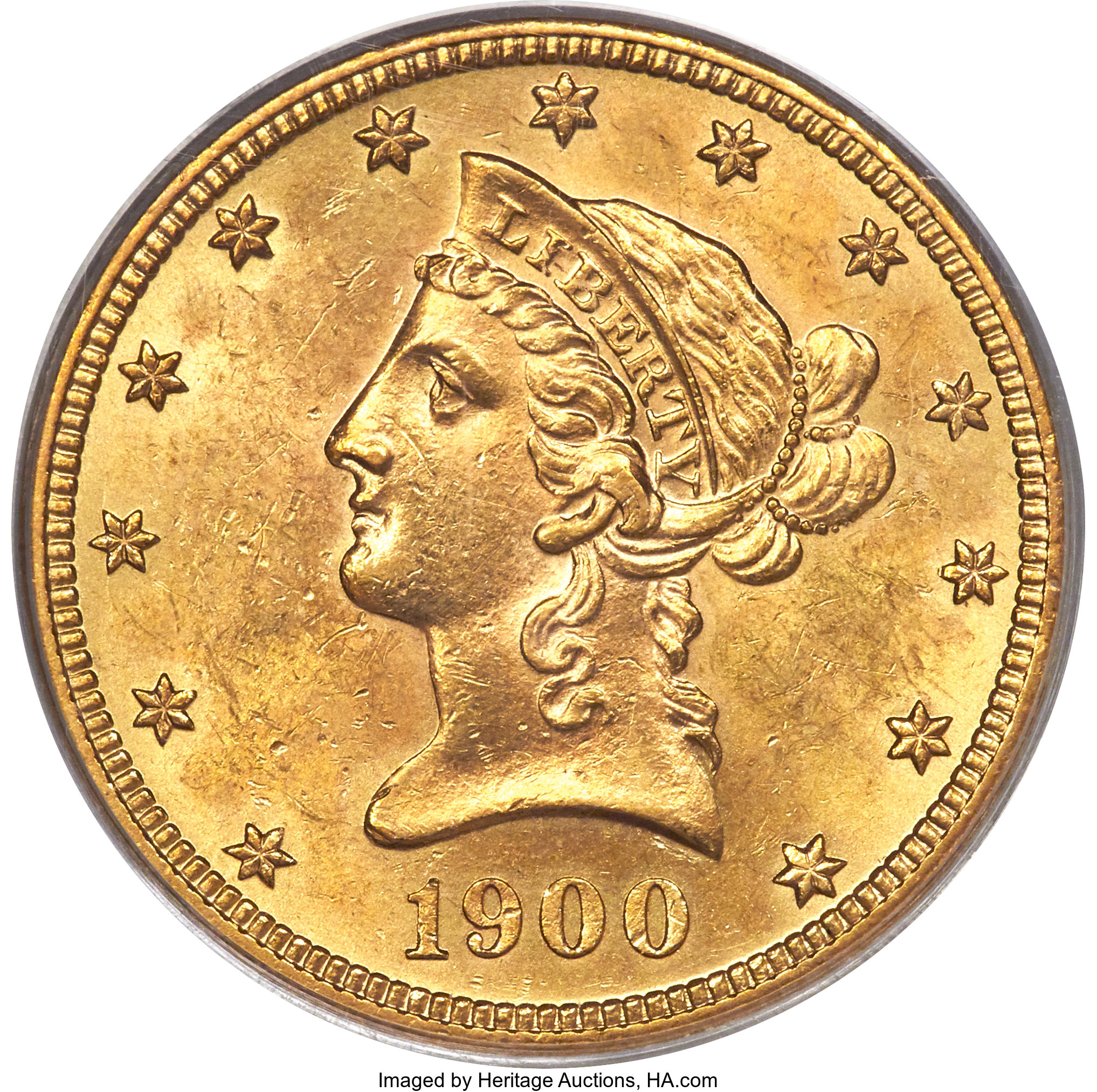 image for: 1900-S $10 MS62 PCGS....