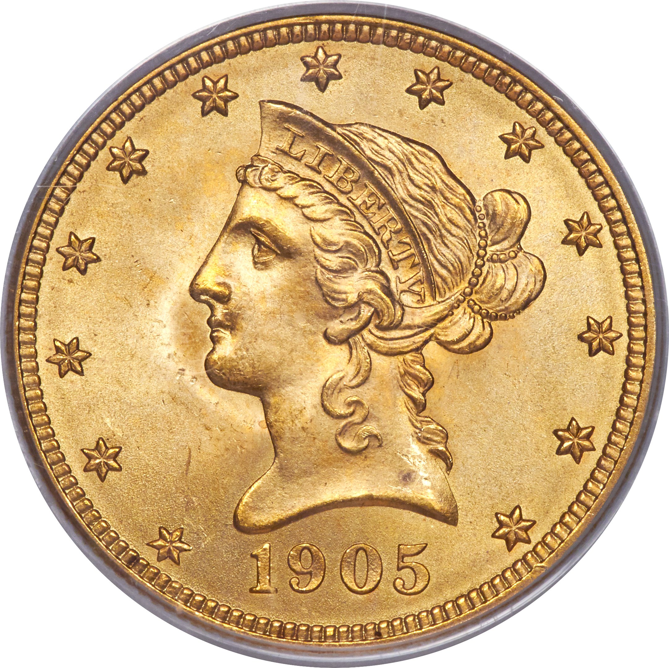 image for: 1905 $10 MS65 PCGS. CAC....