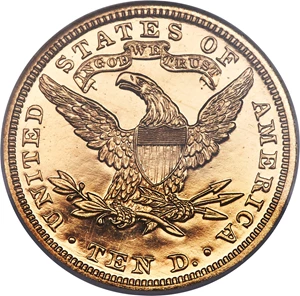 image for: 1907 $10 Liberty PR64 NGC. JD-1, R.5....