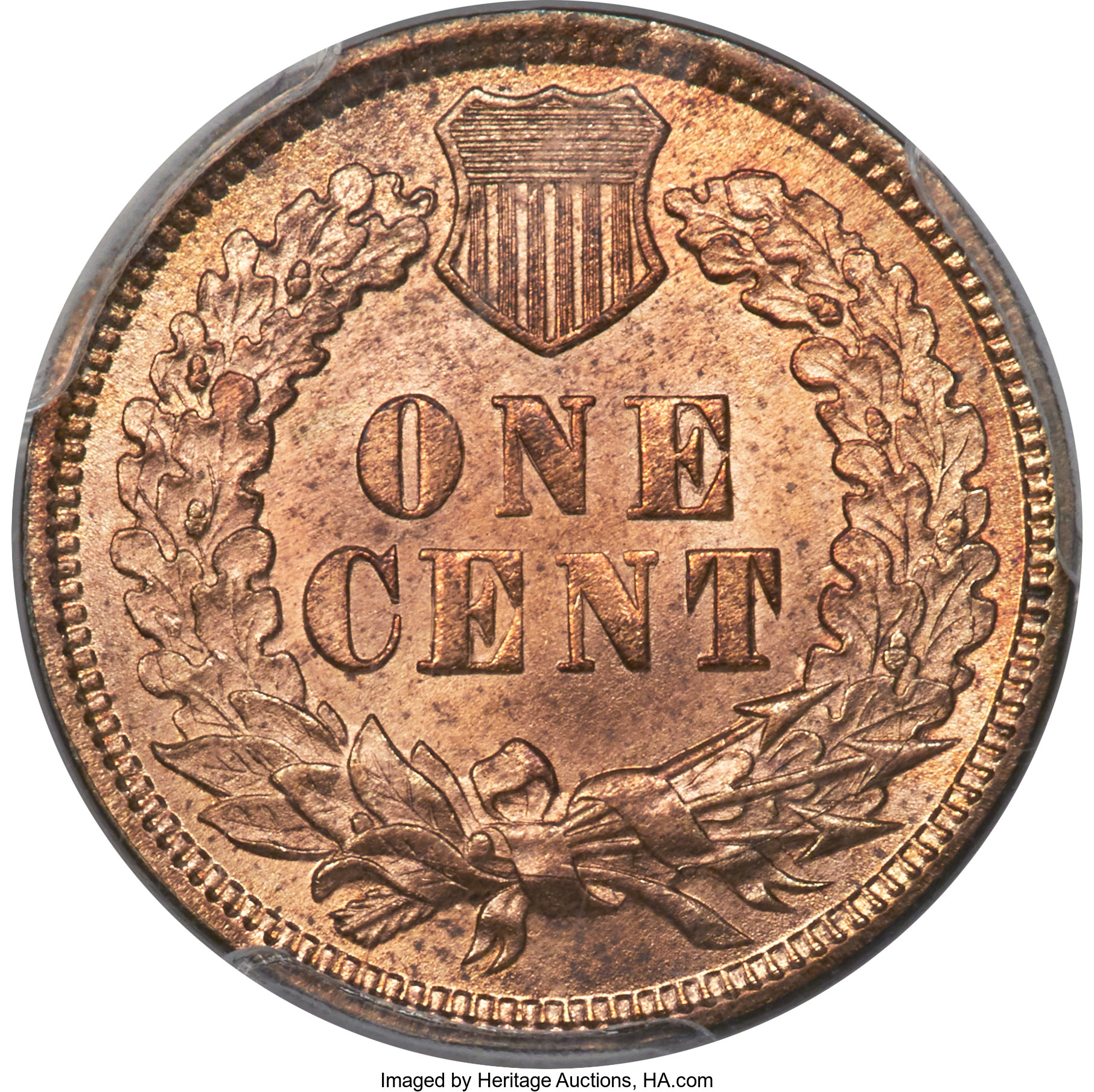image for: 1871 1C MS64 Red PCGS....
