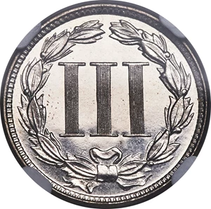 image for: 1878 3CN PR66 Ultra Cameo NGC....