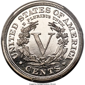 image for: 1895 5C PR66 Cameo PCGS. CAC....