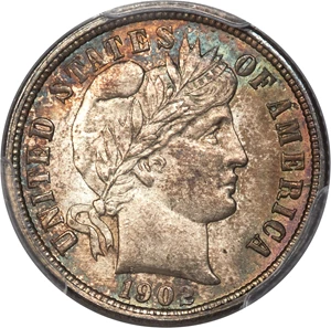 image for: 1902-O 10C MS65 PCGS....