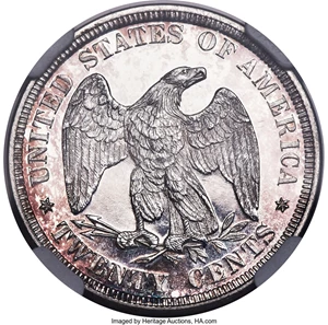 image for: 1875 20C PR64 Ultra Cameo NGC. BF-1, R.1....