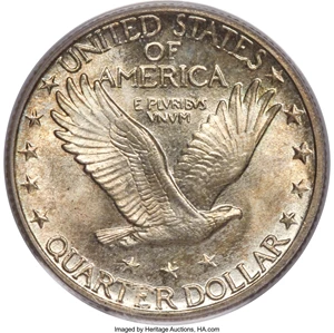 image for: 1923-S 25C MS64 Full Head PCGS....