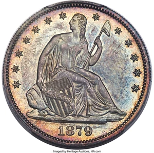 image for: 1879 50C PR66 PCGS....