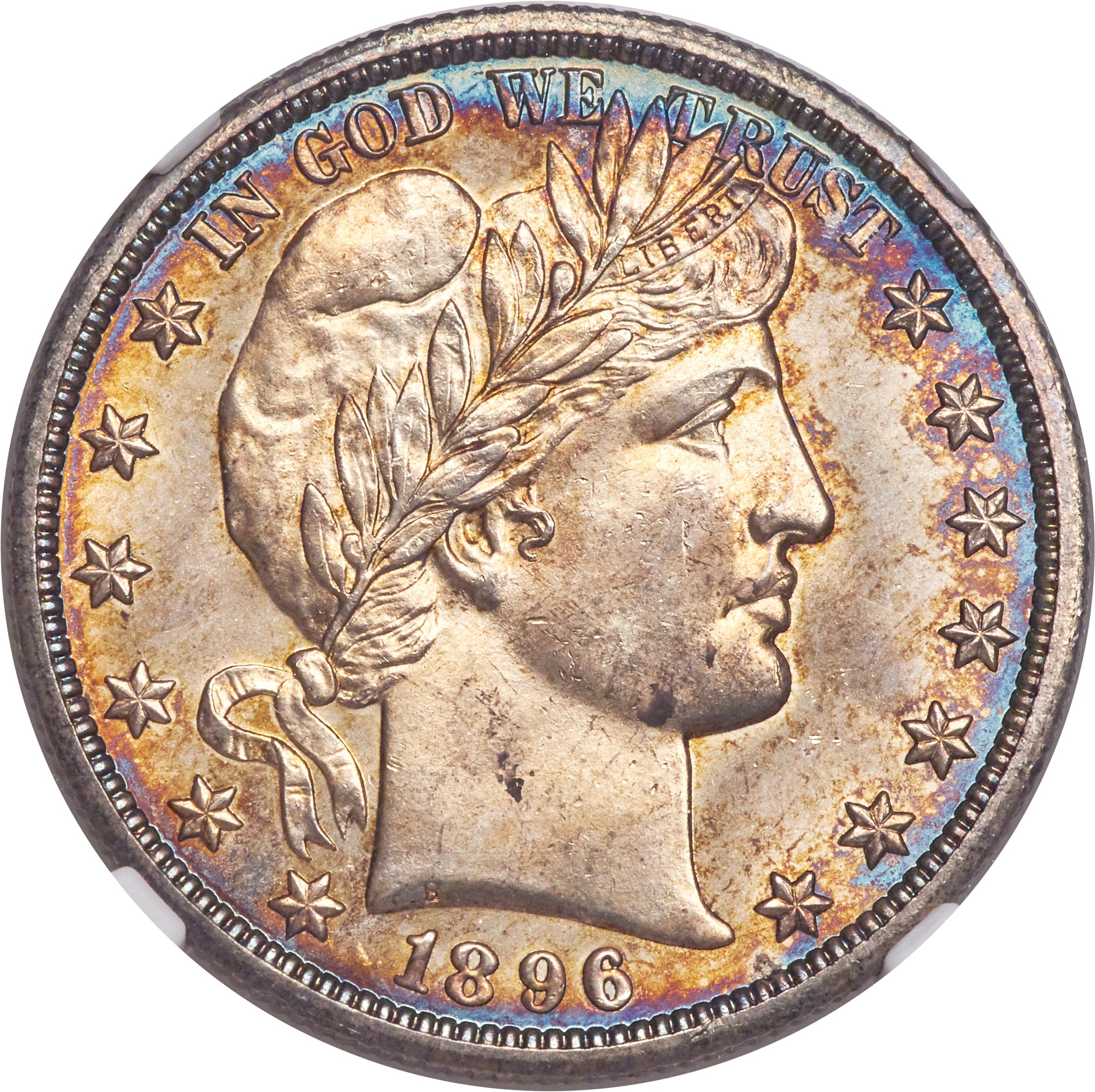 image for: 1896-O 50C MS62 NGC....