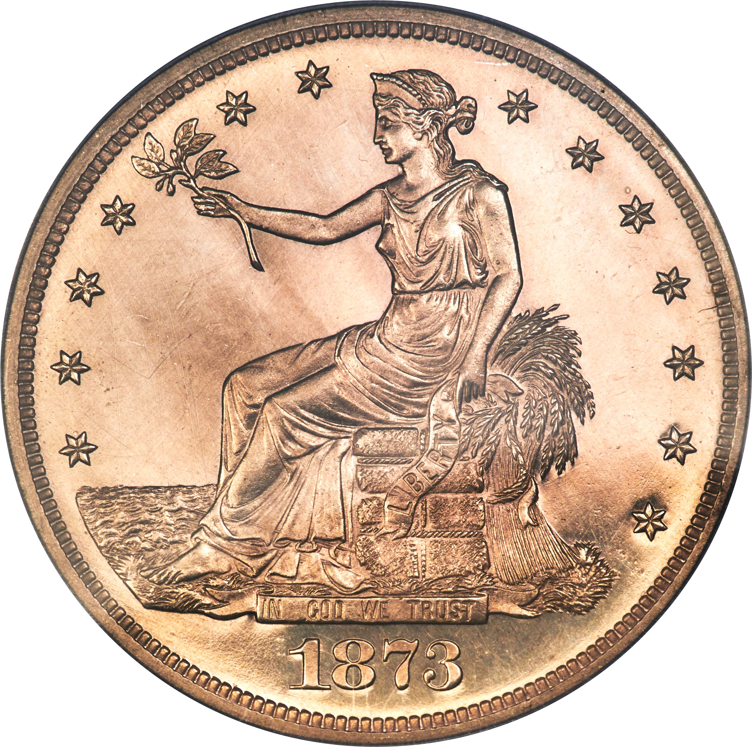 image for: 1873 T$1 PR63 Cameo PCGS....