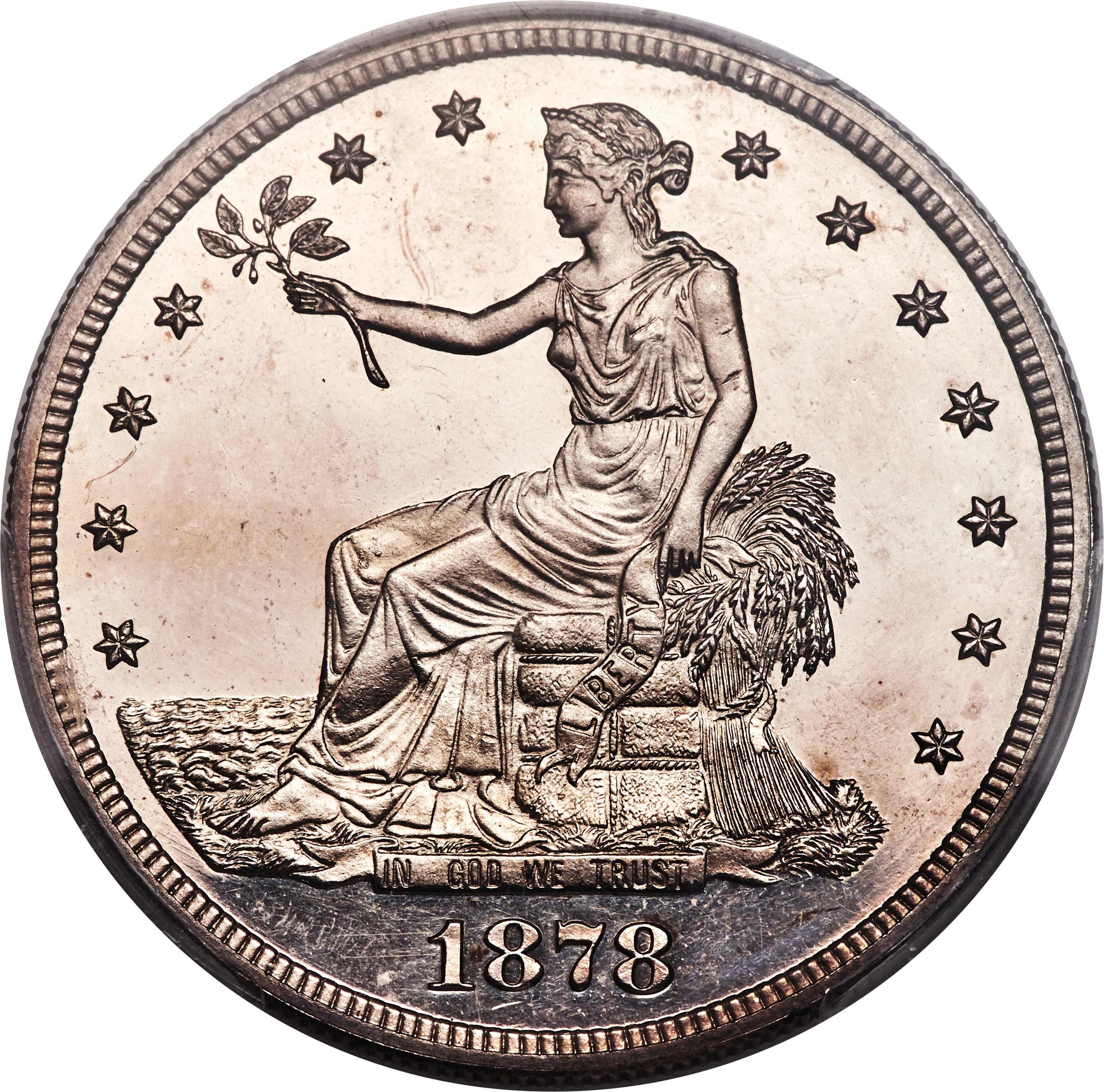 image for: 1878 T$1 PR63 Cameo PCGS. CAC....