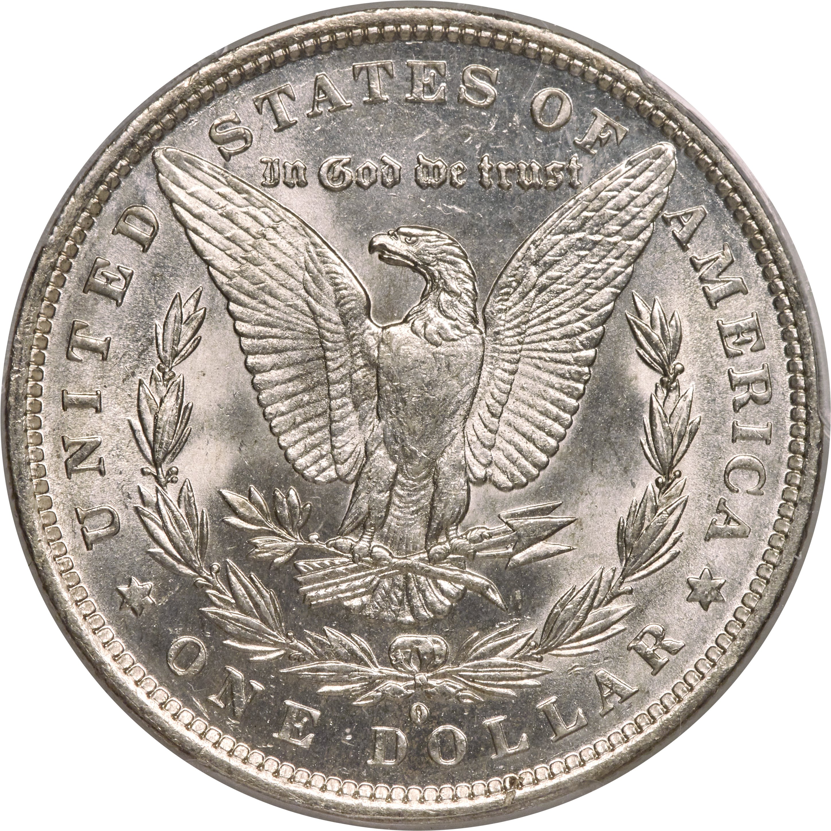 image for: 1882-O/S $1 VAM-4, Early Die State, MS64+ PCGS. CAC....