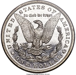image for: 1890 $1 MS64+ Deep Mirror Prooflike PCGS....