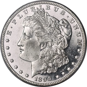 image for: 1890 $1 MS64+ Deep Mirror Prooflike PCGS. CAC....