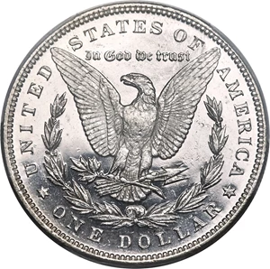 image for: 1890 $1 MS64+ Deep Mirror Prooflike PCGS. CAC....