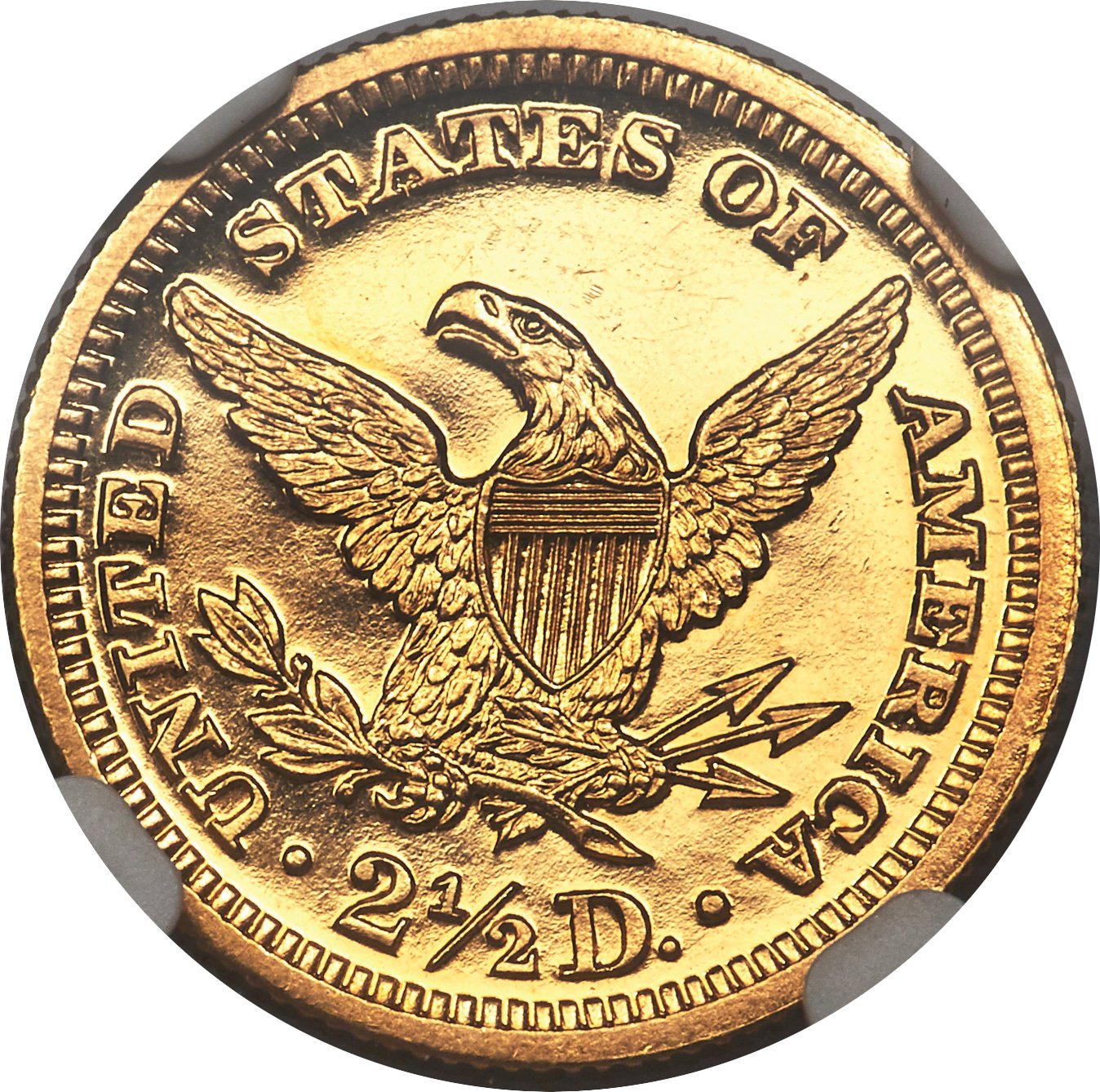 image for: 1905 $2 1/2 PR63 Cameo NGC. CAC. JD-1, R.4....