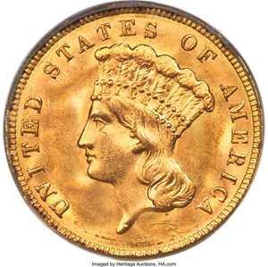 image for: 1888 $3 MS65 PCGS....