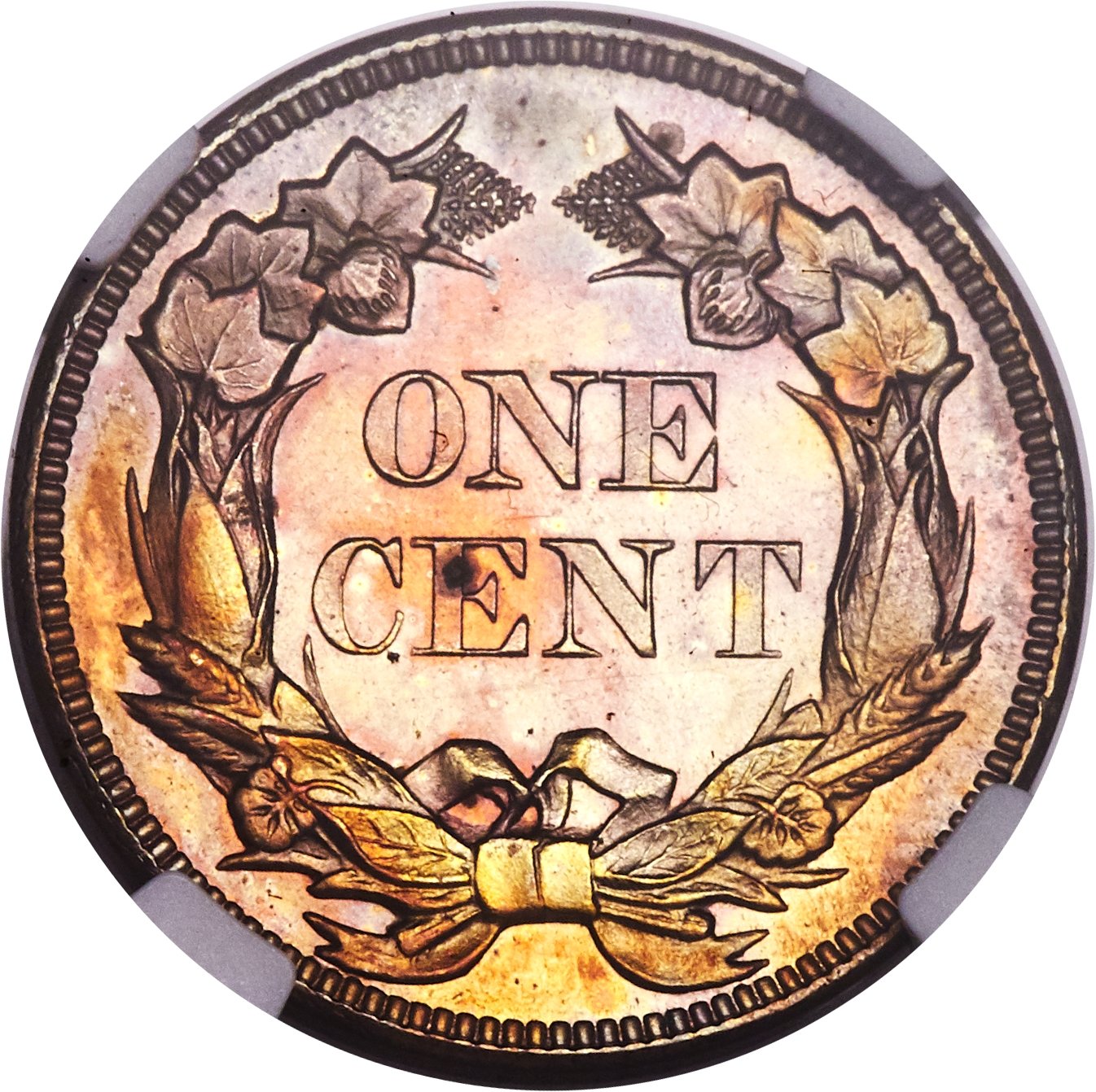 image for: 1857 1C PR64 NGC. Snow PR-1....