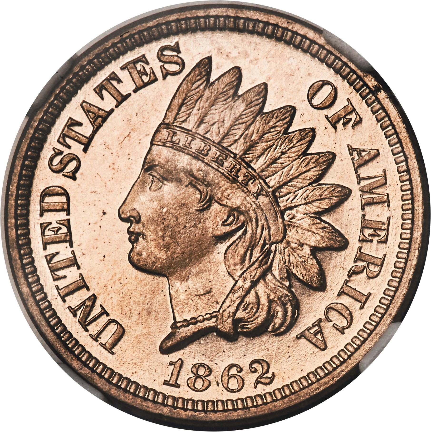 image for: 1862 1C PR66+ Cameo NGC....