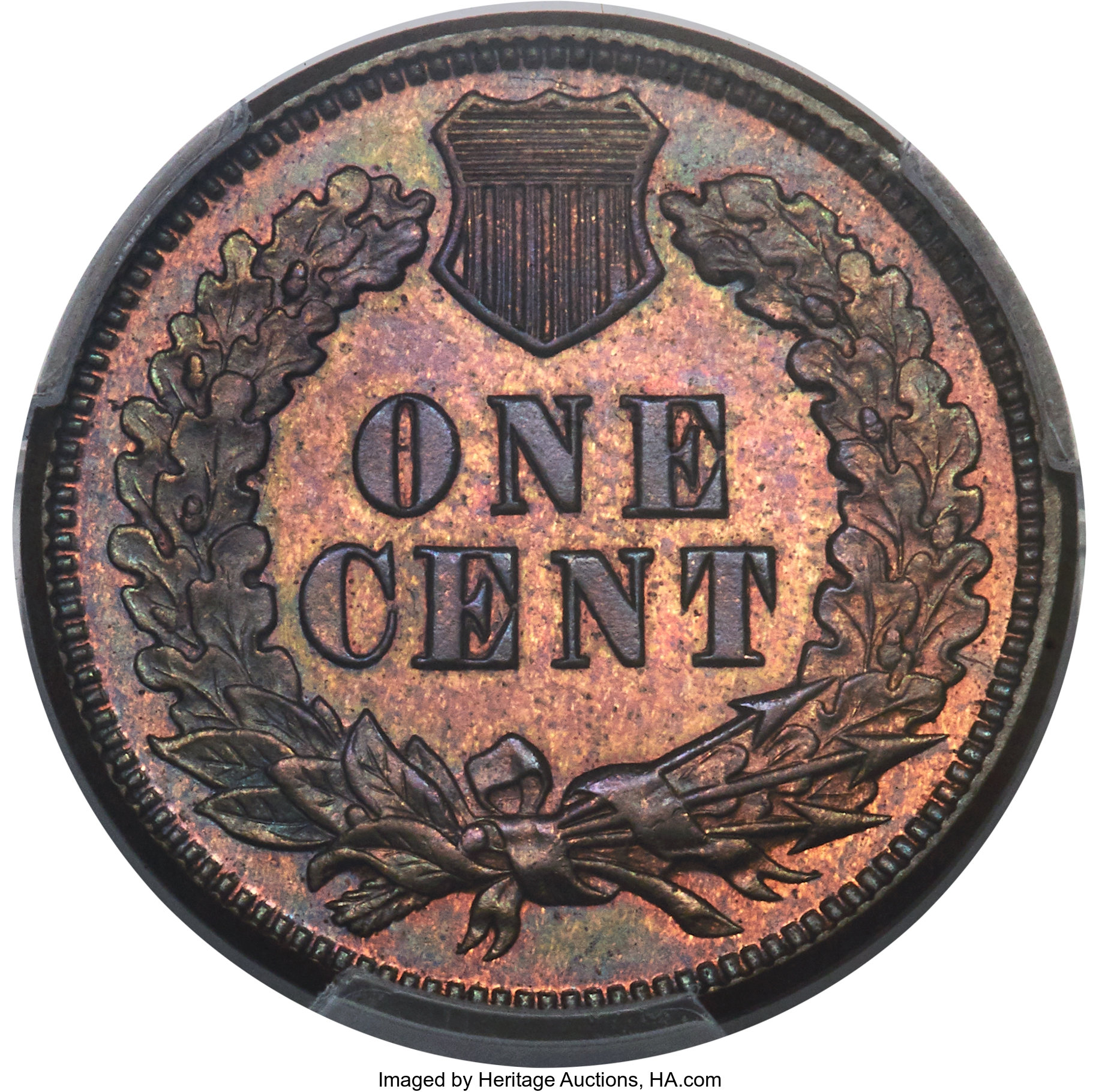 image for: 1877 1C PR65 Brown PCGS. CAC....