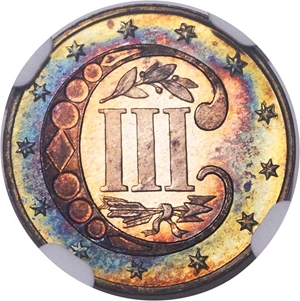 image for: 1869 3CS PR67 NGC....