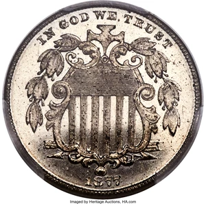 image for: 1877 5C PR64 PCGS....