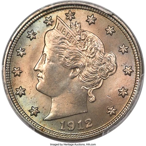 image for: 1912-S 5C MS66+ PCGS....