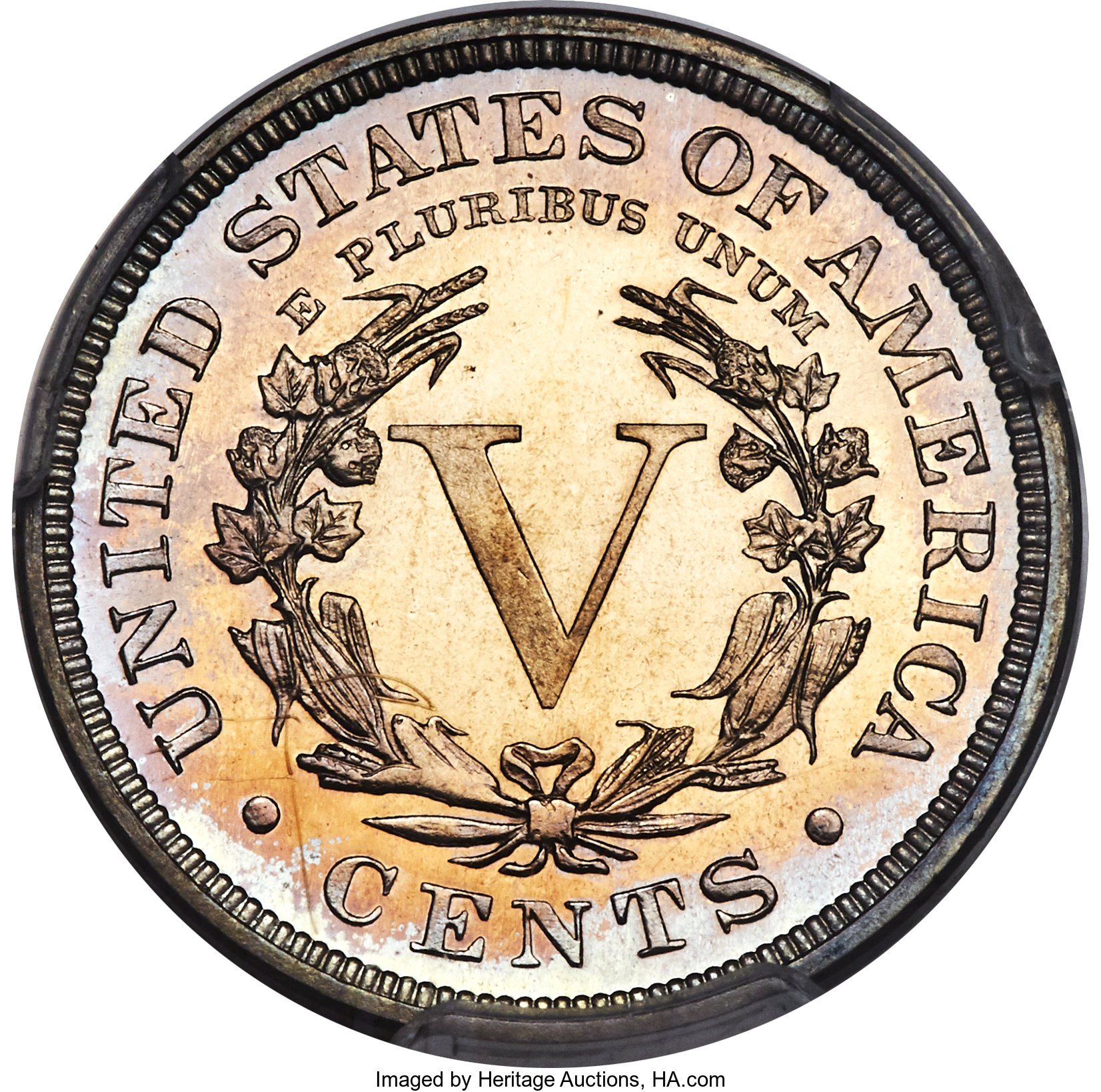 image for: 1896 5C PR66+ Cameo PCGS. CAC....