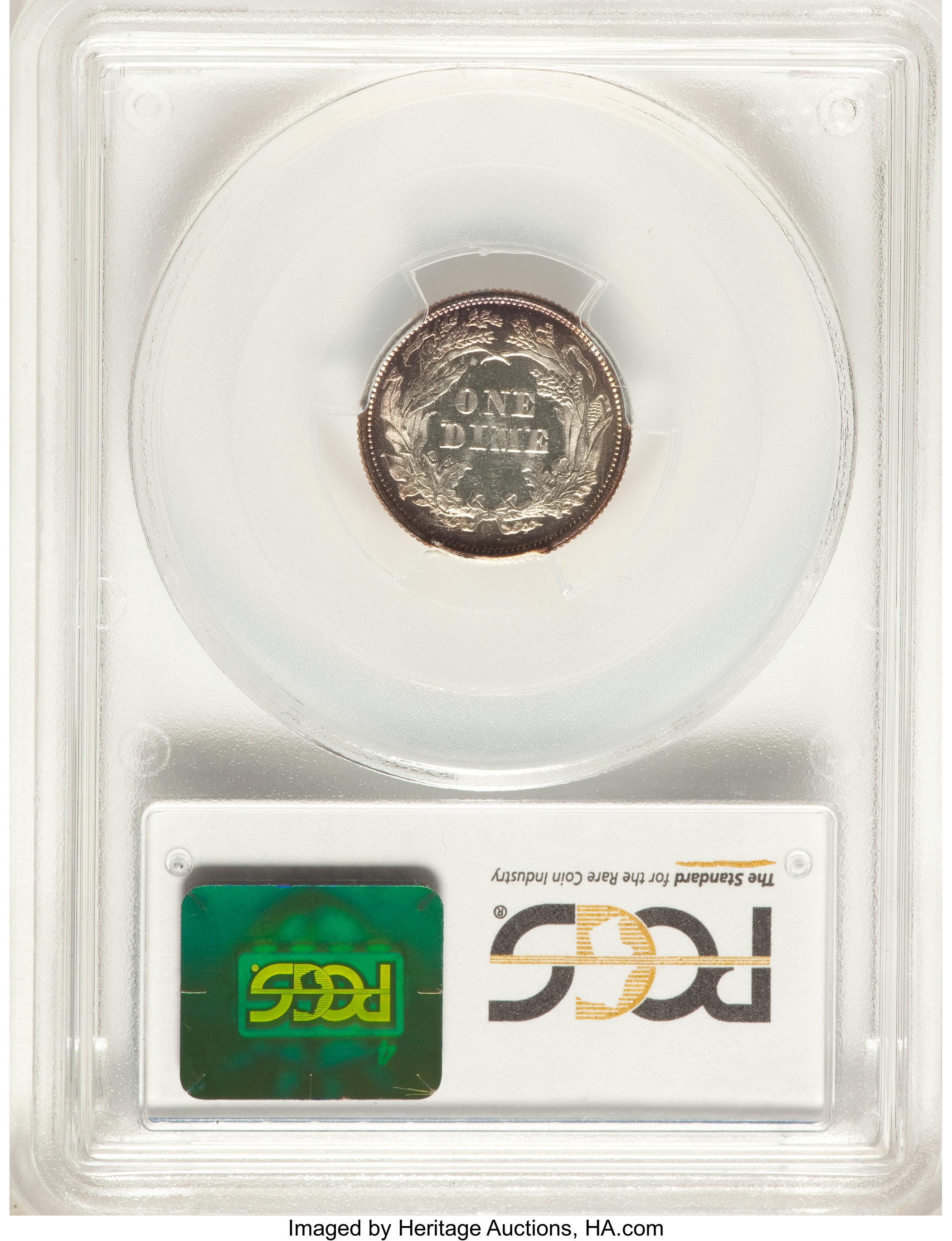 image for: 1873 10C No Arrows, Closed 3 PR67 Deep Cameo PCGS. F-101, R.3....