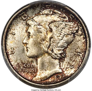 image for: 1921-D 10C MS66 PCGS. CAC....