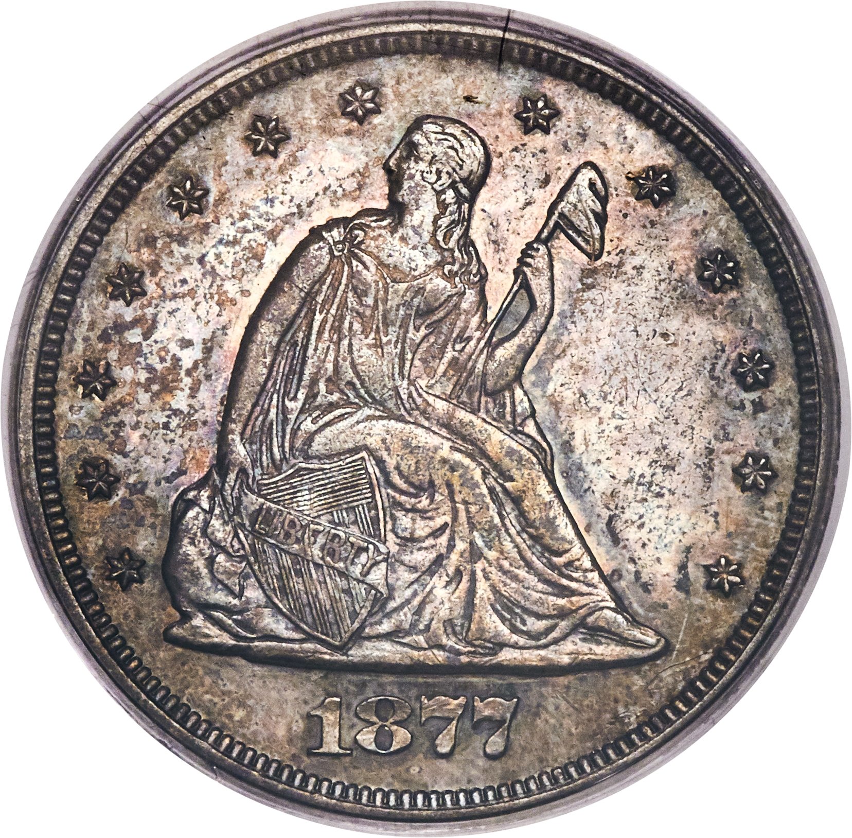 image for: 1877 20C PR62 PCGS. CAC. BF-1, R.3. ...