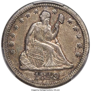 image for: 1849-O 25C XF40 PCGS. Briggs 1-A....