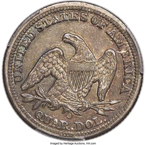 image for: 1849-O 25C XF40 PCGS. Briggs 1-A....