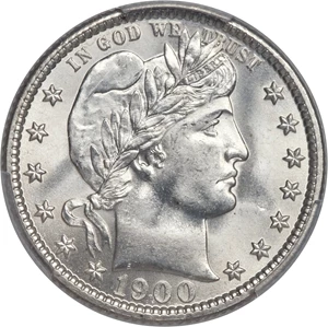 image for: 1900-O 25C MS66 PCGS....
