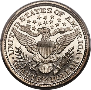 image for: 1893 25C PR66 Cameo PCGS. CAC....