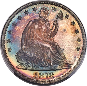 image for: 1878 50C PR66 PCGS....