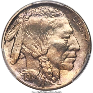 image for: 1914-D 5C MS67 PCGS....