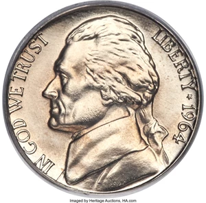 image for: 1964 5C SMS MS68 Full Steps PCGS....