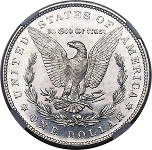 image for: 1878 7TF $1 Reverse of 1879, MS67 NGC....