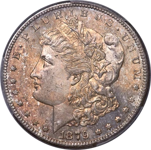 image for: 1879-S $1 Reverse of 1878 MS65+ PCGS. CAC....