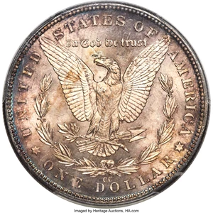 image for: 1890-CC $1 MS66 PCGS. VAM-5A....