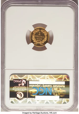 image for: 1855 G$1 PR66 Ultra Cameo NGC. JD-1, R.7....