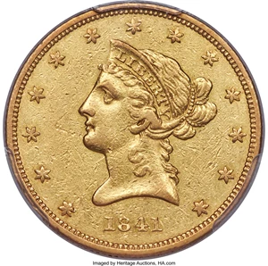 image for: 1841-O $10 XF45 PCGS....
