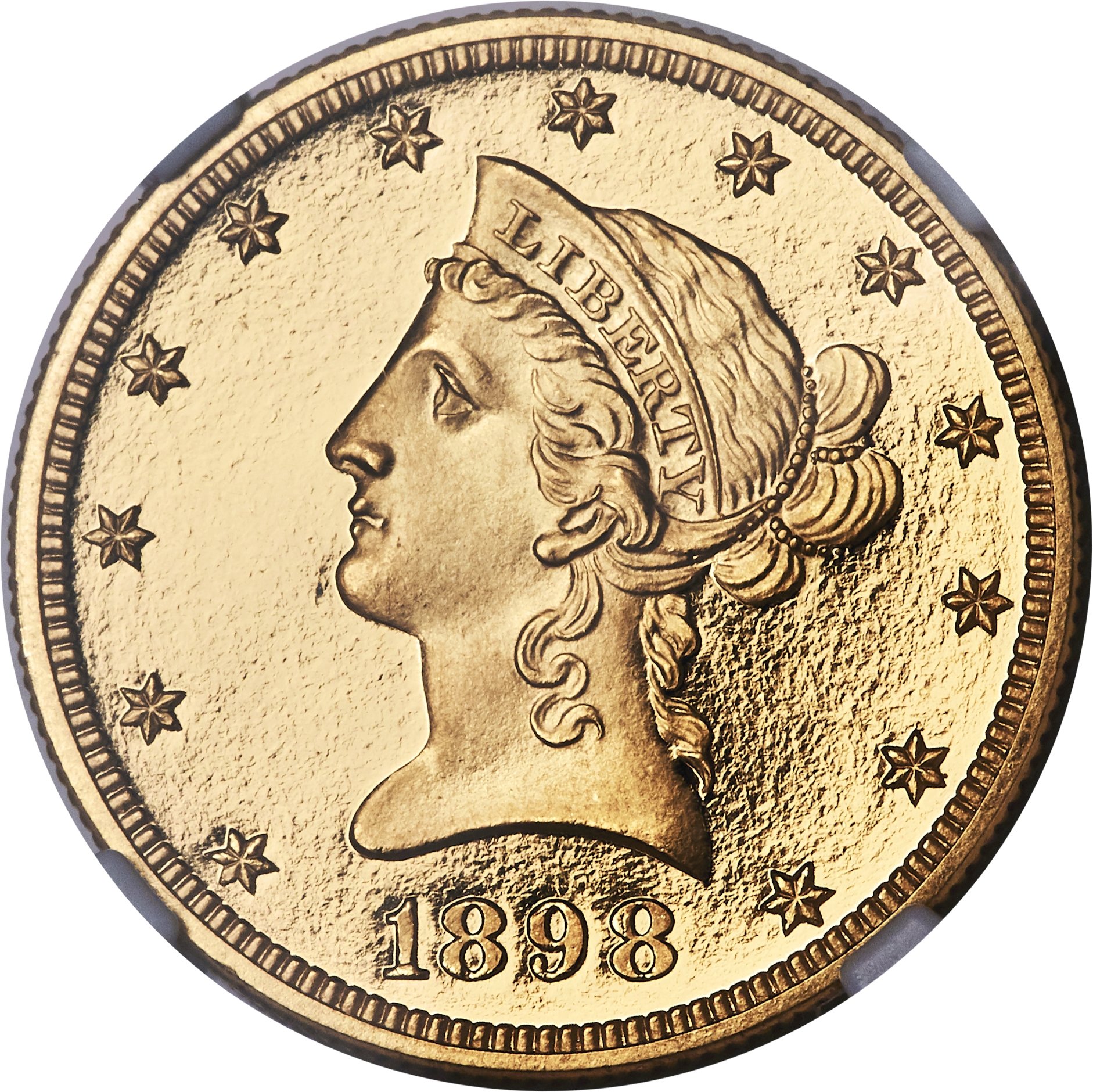 image for: 1898 $10 PR65+★  Ultra Cameo NGC. JD-1, High R.5....